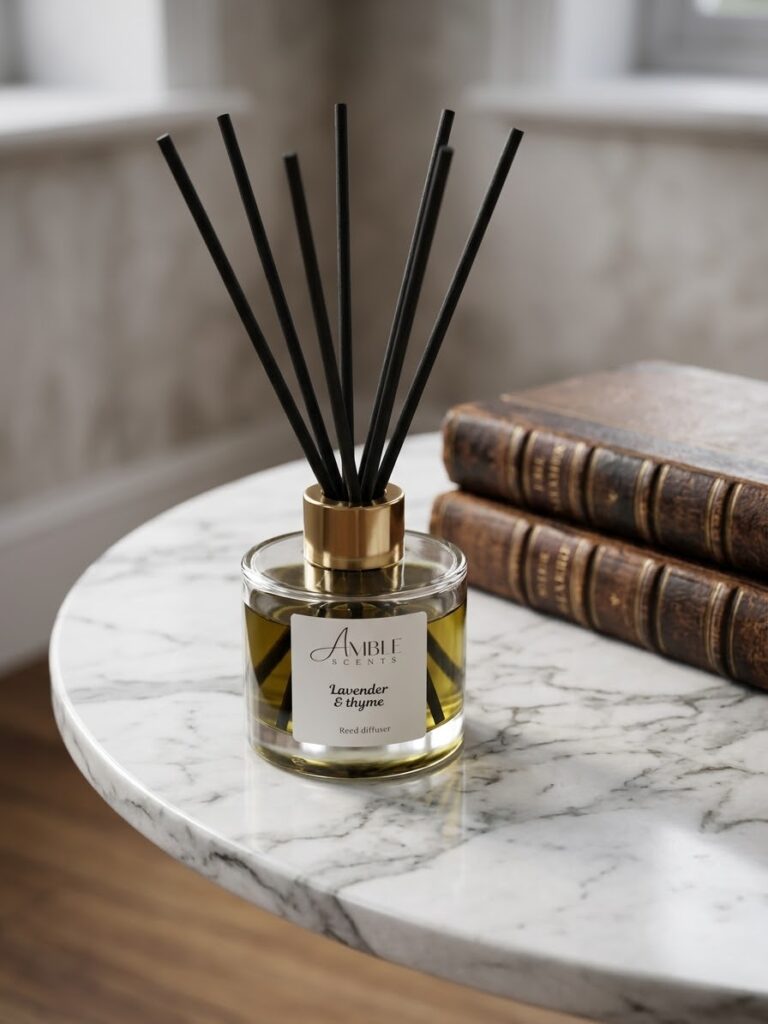 Lavender and thyme reed diffuser